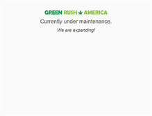 Tablet Screenshot of greenrushamerica.com